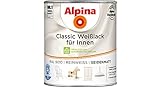 Alpina Farben GmbH, Classic Weißlack für Innen, RAL 9010, Reinweiß, Seidenmatt