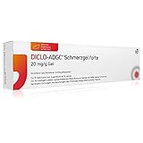 DICLO-ADGC Schmerzgel forte 180g - effektive Schmerzlinderung - Behandlung von leichten bis mäßig starken Schmerzen bei akuten Zerrungen, Verstauchungen oder Prellungen