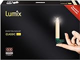 Krinner Classic Mini, kabellose LED-Mini-Christbaumkerzen, Erweiterungs-Set mit 6 Kerzen, Flackermodus, elfenbein, Art. 75432