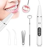 Zahnreinigung Set, DDKJ Zahnreinigungsset für Pflege von Zahn Zuhause, 2 Köpfe und 3 Modi, USB -Wiederaufladbar