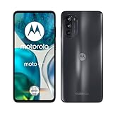 Motorola moto g52 Smartphone (6,5'-HD+-Display, 50-MP-Kamera, 4/128 GB, 5000 mAh, Android 12), Charcoal Grey, inkl. Schutzcover + KFZ-Adapter [Exklusiv bei Amazon]