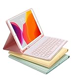 Farbige Tastatur für Galaxy Tab S6 Lite 26,4 cm (10,4 Zoll), Modell 2020, SM-P610/P615, Tastaturhülle, abnehmbar, kabellos, Mintgrün