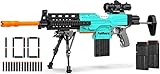 Elektrische Spielzeug Pistole Gun Sniper, 3 Mode Automatisch Toy Foam Blaster mit Scope, 2 Magazin 100 Darts,Elektrisch Spielzeug-Scharfschützengewehr für Kinder ab 6 7 8 9 10 Jahren