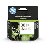 HP Inkjetpatrone 301XL, Refill Nein, Inhalt 6ml, 330, Cyan, Magenta, gelb