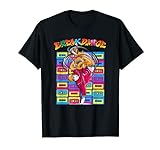 Cool Colorful Breakdancing & Hip Hop Music Graphic Designs T-Shirt