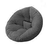 Sitzsack Dropshipping Erwachsene Kinder Sitzsack Stuhl Multifunktions-Lazy Sofa Klappspielmatte Sitzsack Bett Futon Liege (Color : Black, Size : L)