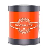 BEKATEQ BE-400 Premium Bootslack farblos seidenmatt, 1 Liter I Klarlack für Holz, Schiffe, Möbel I hochbelastbarer & wetterbeständiger Parkettlack, Treppenlack, Yachtlack I für innen & außen