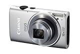 Canon IXUS 255 HS Digitalkamera (12,1 MP, 10-fach opt. Zoom, 7,5cm (3 Zoll) Display, Full-HD, bildstabilisiert) silber