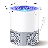 Insektenvernichter, USB Elektrischer Insektenvernichter Elektrisch Fliegenfalle, Mückenfalle Elektrisch Mückenlampe, Moskito Killer Lampe mit Licht, Fruchtfliegenfalle für küche Innen Außen(W)