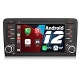 AWESAFE Autoradio für Audi A3 8P S3 RS3 2003-2012, Android 12 System, 7 Zoll Touchscreen, 2G+32G, Unterstützt Navigation Carplay Android Auto Bluetooth WiFi