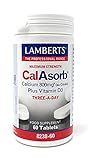 Lamberts Healthcare Ltd. CalAsorb® (800mg°° Calcium als Citrat) 60 Tabletten