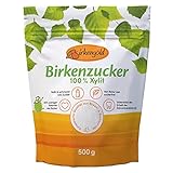 Birkengold Xylit Birkenzucker, 500 g Beutel | 100% hochwertiges Xylit aus Finnland | aus Birken- und Buchenrinde | vegan | 40% weniger Kalorien als Zucker | glutenfrei | Zahnfreundlich