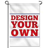 Anley doppelseitige benutzerdefinierte Garten Flagge 18 x 12,5 Zoll - drucken Sie Ihr eigenes Logo/Design/Wörter - angepasst Garten Fahnen Banner (nur Flagge)