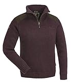 Pinewood Damen Hurricane sweater til kvinder Pullover, Dark Burgundy Melange, M EU
