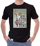 Dein individuelles T-Shirt mit deinem Bild und Text! Herren T-Shirt - schwarz M