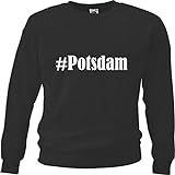 Reifen-Markt Sweatshirt Damen #Potsdam Größe 2XL Farbe Schwarz Druck Weiss