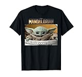 Star Wars The Mandalorian The Child Portrait Logo T-Shirt