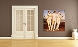 Bilderdepot24 Fototapete selbstklebend Raffael - Alte Meister - Die drei Grazien - 150x150 cm