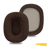 Geekria Earpads for Turtle Beach Stealth 400 450 500X 520 600 700 800 Headphones Replacement Ear Pad/Ear Cushion/Ear Cups/Ear Cover/Earpads Repair Parts (Brown Velvet)