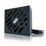 LC-POWER ATX PC Netzteil 500W, Zertifikat 80 Plus, 140mm Lüfter, Integrator Serie LC500SI V2.31, Schw