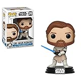 Funko POP! Bobble: Star Wars: Clone Wars: Obi Wan Obi-Wan Kenobi - Vinyl-Sammelfigur - Geschenkidee - Offizielle Handelswaren - Spielzeug Für Kinder Und Erwachsene - TV Fans - Modellfigur Für Sammler