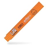 Wiha Elektriker Gliedermaßstab Longlife® (42068) I Zollstock 2 m I Meterstab metrisch I orange I Messwerkzeug für den Profi