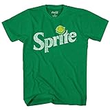 Coca-Cola Sprite Throwback Herren T-Shirt - Obey Your Thirst Tee - Sprite Soda Classic T-Shirt, Kelly Heather, Groß