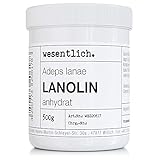Lanolin Wollfett anhydrat 500g - wasserfrei und kaum Geruch - Wollwachs von wesentlich.