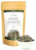 Jasmintee Lose 100g, Grüner Tee mit Jasminblüten echt Aromatisiert, Jasmin Grüntee mit ausgeprägtem Jasmin-Duft, TeaClub Green Tea