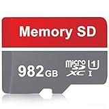 Micro SD Karte 982 GB Speicherkarte Micro SD Card 982GB Externe Datenspeicher Mini SD Karte Memory Karte für Kameras, Tablet, Android Handy