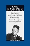 Gesammelte Werke in deutscher Sprache: Band 7: Realismus und das Ziel der Wissenschaft (Karl R. Popper-Gesammelte Werke)