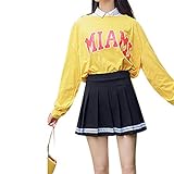 Y2K/ Girls High Waist Pleated Short Skirt A Line Skater Tennis School Uniform Skirt Flare Bottom Women Waist Mini Skirt (Black, XX-Large)