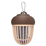 Yiida Indoor-Insektenfalle,Wasserdichter elektrischer Fliegenvernichter | Fliegenvernichter für Schlafzimmer, Büro, Wohnzimmer, Hinterhof, Terrasse, wiederaufladbare USB-Fliegenvernichtungslampe