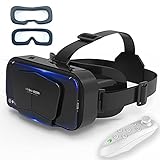 VR Brille Handy Virtual Reality mit Fernbedienung, 3D VR-Brille Erleben Sie Spiele und 360 Grad Filme in 3D mit weicher & komfortabler VR Brille Glasses für Phone Android 5~7 inch 02