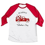 Generisch Neugeborenes Baby-Valentinstag-Sweatshirt, Kleinkind, Mädchen, Jungen, Briefdruck, Pullover, Oberteile, übergroße Rundhals-Oberteile T Shirt Baby Mädchen 86 Pailletten Wende Shirt M