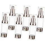 MUSISALY 6St Lotion-Vakuumflasche Airless-Lotion-Flasche nachfüllbare Behälter kosmetikbehälter cosmetic container Behälter für Toilettenartikel in Reisegröße creme spender flasche Plastik