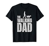 The Walking Dad - Hund Dog Papa Vatertag Lustig Geschenk T-Shirt