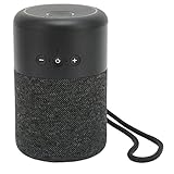 Gedourain Bluetooth-Lautsprecher, tragbare Bluetooth-Lautsprecher Freisprechen Multifunktionaler 2-in-1-360-Surround-Stereo-Sound für unterwegs(Schwarz)