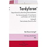 Tardyferon 80 mg Retardtabletten bei Eisenmangel, 100 St. Tabletten