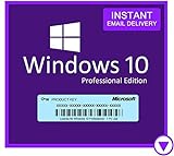 Windows 10 Professional (Pro) 32/64 Bit | Original OEM Lizenzschlüssel | Mehrsprachig | 100% Aktivierung | 1 PC | Sie können auch Windows 10 Home a Pro aktualisieren | Schneller Versand