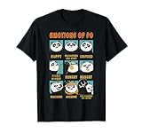 Kung Fu Panda Emotions Of Po Portrait Grid T-Shirt