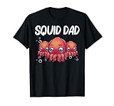 Lustiges Tintenfisch-Geschenk für Vater, Vater, Oktopus, Shore, Krakenkostüm T-Shirt