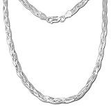 SilberDream Halskette silber Damen Echt Halsschmuck 50cm 925 Silber SDK28350J