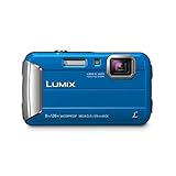 Panasonic LUMIX DMC-FT30EG-A Outdoor Kamera (16,1 Megapixel, 4x opt. Zoom, 2,6 Zoll LCD-Display, 220 MB interne Speicher, wasserdicht bis 8 m, USB, blau)