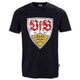 VfB T-Shirt schwarz Wappen Größe L