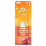 Glade (Brise) Sense & Spray Nachfüller (für Glade Lufterfrischer Gerät), Mandarin & Sunshine, 8er Pack (8 x 18 ml)