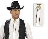 NET TOYS Cowboy Krawatte Western Fliege Binder Westernkrawatte Western Rodeo Kostü