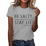 Tshirt Damen Tunika Tunika Tee Tops Baumwolle Gestreiftes Bluse Elegant Tunika Tops Tee Shirts Teenager M