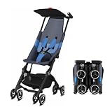 gb Pockit Air All Terrain Ultrakompakter, leichter Reise-Kinderwagen mit atmungsaktivem Stoff in Nachtblau, 71,1 x 44,5 x 100,8 cm, 1 Stück