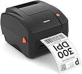 【300 DPI Bessere Druckqualität】 MUNBYN DHL Etikettendrucker Direkter Thermischer Versandetikettendrucker Label Drucker Printer für DHL DPD UPS FedEx Amazon 4XL Etikettendrucker PC/Mac